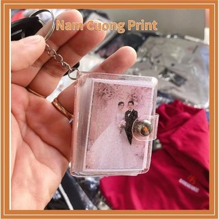 Móc khoá album mini kèm 20 ảnh in theo yêu cầu