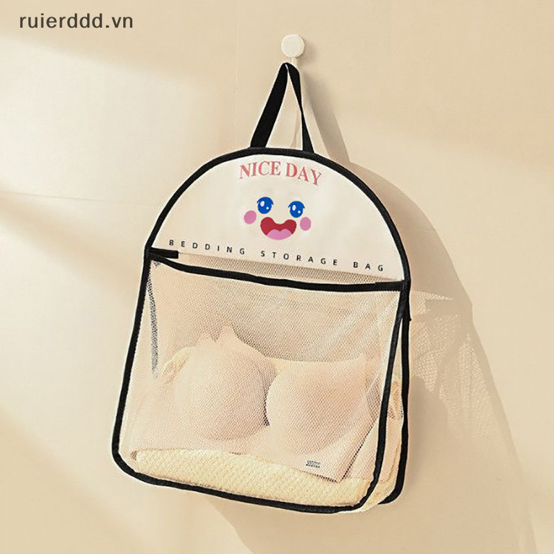 # MỚI # Túi lưới lưu trữ dung tích lớn Túi lưu trữ rau củ có thể tái sử dụng Túi lưới lưu trữ tất Túi lưới nhà bếp.