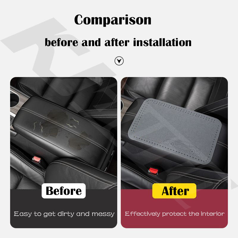 Subaru Da Lộn Tay Hộp Bảo Vệ Miếng Lót Cao Cấp Nam Kinh Doanh Tùy Chỉnh Phụ Kiện Nội Thất Ô Tô Cho Subaru BRZ Forester Legacy Outback WRX WRX STI Impreza XV