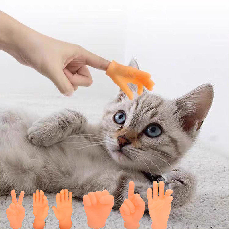 Nắp Ngón Tay Nhỏ Tiktok Năm Ngón Tay Mở Lòng Bàn Tay Mini Ngón Tay Nhỏ Trêu chọc Mèo Đồ Chơi Nhỏ Sáng Tạo Ngộ nghĩnh