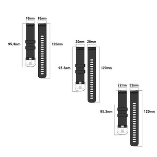 Dây đeo silicon khóa bạc 18 20 22mm cho Garmin Venu 4 4s 3 3s / sq 2 / 2s / Vivoactive 5 6 / 165 245 645 255 255S 265 265S 570 970