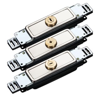 Khóa cổng cuộn HEARTHLY, với khóa cửa chớp con lăn hợp kim chìa khóa, phần cứng phía dưới giữa hình chữ thập Nhà để xe