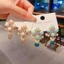 Bông tai đính đá ngọc trai mới Tính khí Bông tai Zircon thanh lịch dành cho nữ