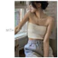 Milyfashion Ice Silk Cool Feel Sling ngắn liền mạch có miếng đệm ngực
