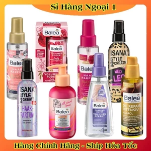 Bộ Kem làm phồng tóc, bột phồng tóc, xịt nước hoa tóc, dưỡng tóc Balea của Đức- Nội địa Đức Đủ Bill
