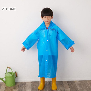 Zthome Trẻ Em Áo Mưa Poncho Du Lịch Không Thể Tháo Rời Áo Mưa Ngoài Trời Phụ Kiện Đi Bộ Đường Dài Trẻ Em Áo Mưa Trẻ Em Áo Mưa Chống Thấm Nước HOT