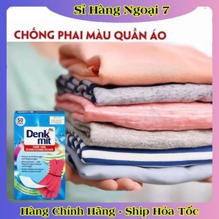 [auth] Giấy hút màu và chống phai màu quần áo DENKMIT 24 tờ- Nội địa Đức Đủ Bill [Hot] .