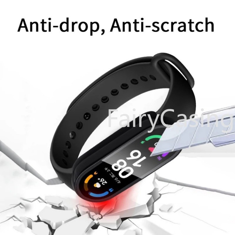 Ốp lưng + Kính cường lực cho Xiaomi Mi Band 10 9 8 Phụ kiện Vỏ bảo vệ toàn diện Vỏ bảo vệ màn hình