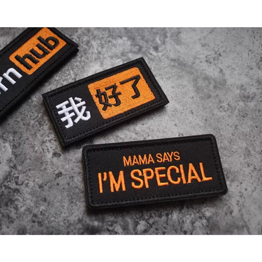 Patch_velcro I'M SPECIAL dán quần áo_ba lô _retro