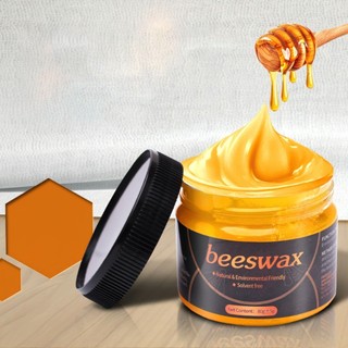 Sáp Ong Đánh Bóng Đồ Gỗ, Sàn Gỗ  80g - Làm mới, Phục hồi màu gỗ, vết xước bàn ghế, tủ, cửa gỗ ALINE