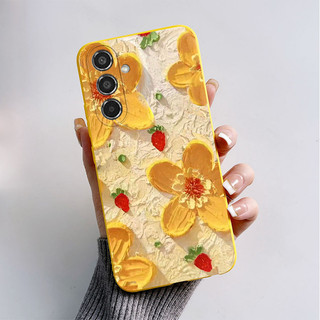 Dành Cho Samsung Galaxy M35 M55 5G 2024 Vỏ Thời Trang Bướm Phi Hành Gia Pinted Chống Sốc Mỏng Ốp Lưng Cho Samsung M356B M556B Vỏ Điện Thoại