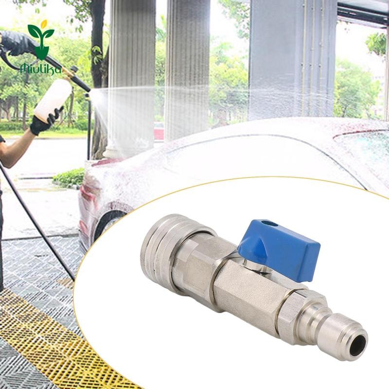 Bộ van bi máy giặt áp suất cao Nhanh 8 hoặc 1 / 4 inch để rửa xe Van nông nghiệp Vệ sinh sàn