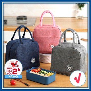 Túi Đựng Hộp Cơm Giữ Nhiệt Cao Cấp Lunch Bag Chống Thấm Nước FE123
