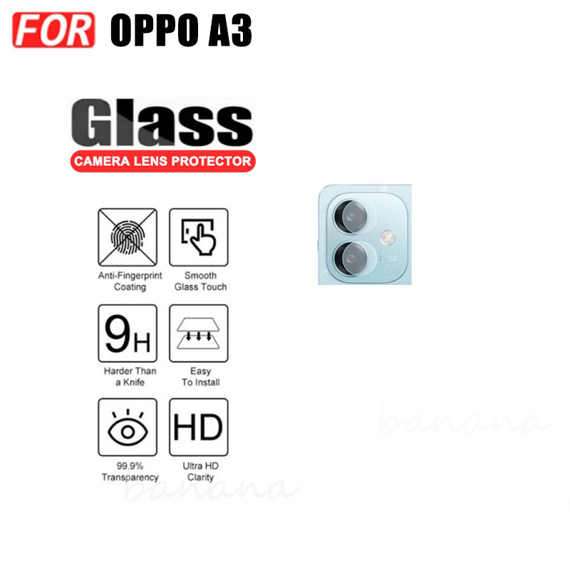 Phim Kính Cường Lực 3 TRONG 1 OPPO A3 4G 5G Cho OPPO A3X A3 Pro A60 A80 Kính Bảo Vệ Màn Hình Full Cover + Phim Ống Kính Máy Ảnh + Phim Mặt Sau