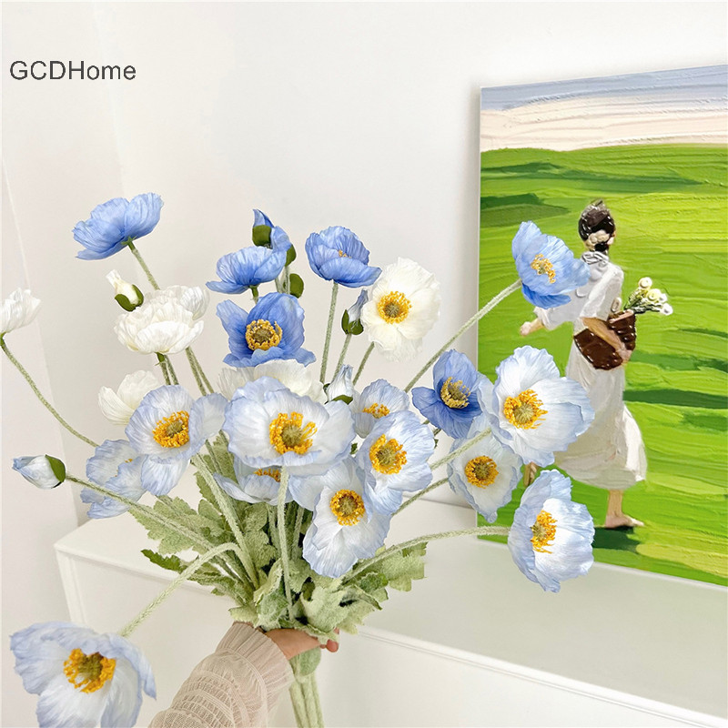 Gcdhome 1 Bó Hoa 4 Lụa Nhân Tạo Giả Ngô Cưới Hoa Hoa Trang Trí Tiệc Sân Vườn Nhà
﻿ Nóng bỏng