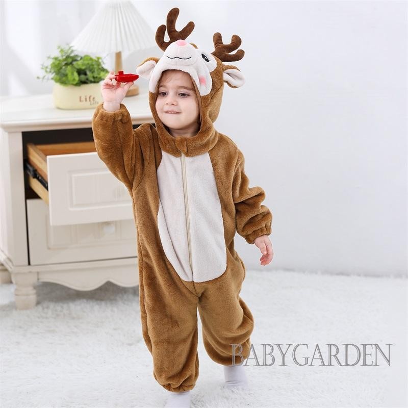 / / -3Month-3years Trang phục động vật Halloween cho bé Khủng long dễ thương / Chim cánh cụt / Nai sừng tấm cho Halloween Trang phục ngày lễ tiệc Cosplay