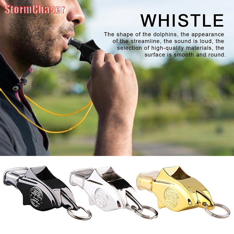 [Stormchaser] Còi 130 Decibel Còi Cá Heo Tần Số Cao Cho Trận Đấu Tay Cầm Miệng Trọng Tài Mới