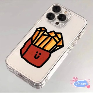 Ốp Điện Thoại Burger Fries Dễ Thương Cho Realme V30 V30T V25 V23 V23i V20 V13 V5 X7 Pro Max Ultra C1 Q5 Q3 Q2 Pro Q5i Q3i Q3S Q3T Narzo 30 5G Vỏ Mềm Hoạt Hình Chống Rơi