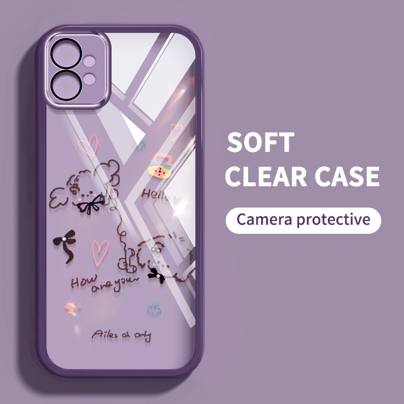 Ốp Điện Thoại YBD Cho Infinix Smart 10 Plus Tecno Spark GO 2 POP 10 KM4 Smart 9 HD X6532C Hot 50i X6531 X6531B Vỏ Mềm Trong Suốt
