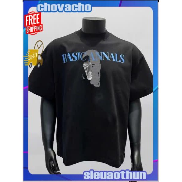 Áo thun Stee Cổ tròn BASIC ANNALS Localbrand ICVCVNI Unisex