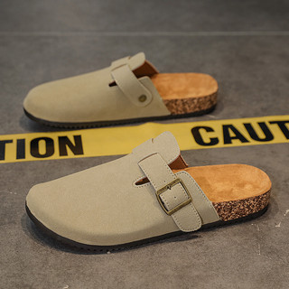 Hàng sẵn có Giày Slip-On Clogs Phong cách cặp đôi Kích thước lớn Miễn phí vận chuyển