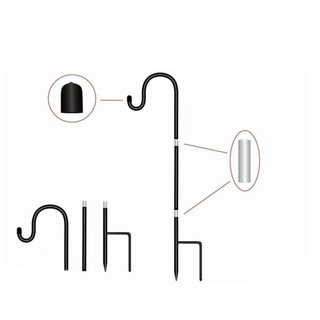 Jkdesign Móc cây, Chân đế trang trí sân vườn Móc chăn cừu, Phụ kiện đèn lồng Móc treo cọc sân vườn Chân đế cây ngoài trời