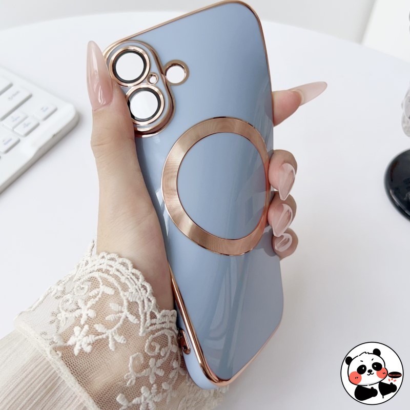 Ốp Điện Thoại Từ Tính Sang Trọng Cho Realme Note 60 50 GT X7 Pro Ultra Neo5 SE Neo3 Neo2 GT5 GT2 Pro Explorer Master Mạ Bao Sạc Không Dây Vỏ Mềm Bóng