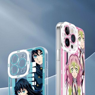 Ốp Lưng Cho Samsung Galaxy A55 A54 A35 A34 A14 M54 5G A25 A15 A05 S24 Ultra S24 Plus Vỏ Điện Thoại Di Động Anime Demon Slayer Tokitou Muichirou Zenitsu Tanjirou Inosuke Trong Suốt Mềm Mại