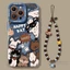 Phim Hoạt Hình Xúc Xích Chó + Dây Buộc Ốp Lưng Điện Thoại iPhone 17 16 15 14 13 12 11 Pro Max X Xr XsMax 7 8 Plus SE2020