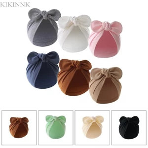 Kikin Mũ Ấm Sơ Sinh Không Xương Mũ Ấn Độ Thắt Nút Mũ Headwrap Cho Bé Gái Bé Trai