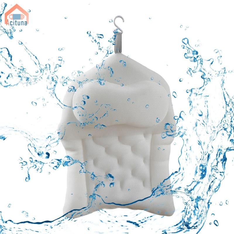 Gối bồn tắm nhẹ, gối tựa đầu thoải mái cho SPA, phòng tắm, bồn ngâm gia đình