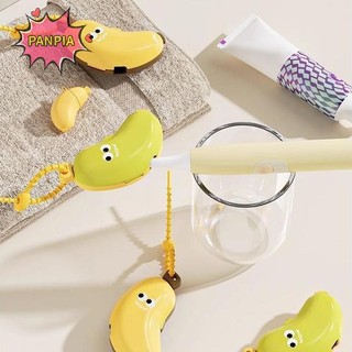 [PNPIA] Hộp bảo vệ bàn chải đánh răng chuối có ngăn kem đánh răng Bàn chải đánh răng Kẹp bụi Hộp đựng phong cách du lịch di động VN