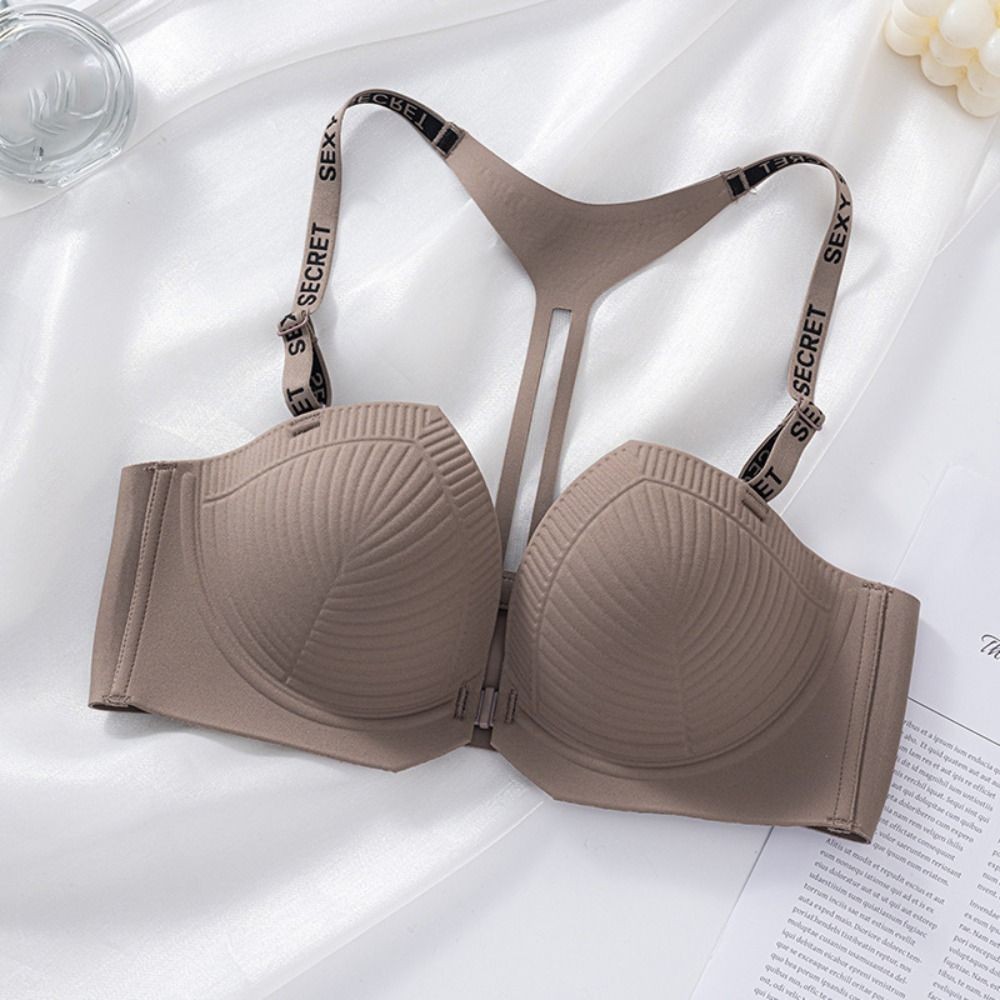 Áo Ngực GOJO Không Dây Kiểu V Sâu, Chống Sốc & Flow Xệ, Khoá Phía Trước