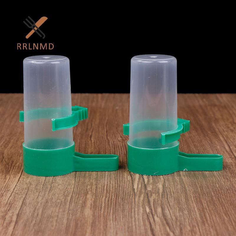 RRLNMD 2 Chiếc Cho Chim Ăn Bằng Nhựa Nước Tự Động Uống Đài Phun Nước Thú Cưng Vẹt Bình Nước Uống Bát Đồ Dùng Cho Chim MỚI