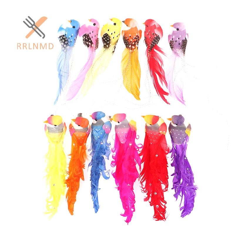 RRLNMD Chim Nhân Tạo Bọt Giả Động Vật Mô Phỏng Chim Đồ trang trí DIY Cưới Nhà Vườn Trang Trí MỚI