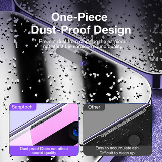 Hộp lắp IPhone bằng kính cường lực loại bỏ bụi tự động và bảo vệ toàn màn hình 16E15 14 13 12 11 PROMAX X XS MAX XR8 7 Plus + SE2020 Privacy HD Chống bụi và dễ lắp đặt