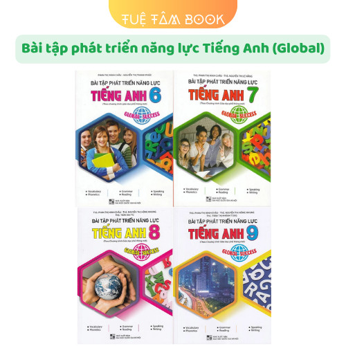 Sách - Bài tập phát triển năng lực Tiếng Anh 6 7 8 9 (Global Success)