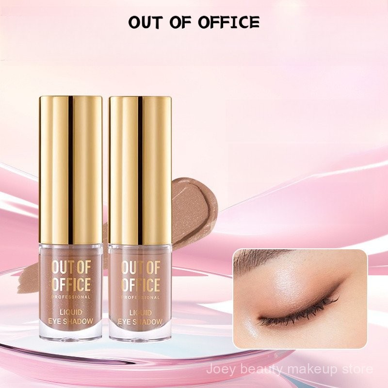 RA Văn Phòng Phấn Mắt Dạng Lỏng Nổ Đơn Sắc Kim Sa Lấp Lánh Đất Mờ Độ Saturation Thấp Nhẹ nhàng Tự Nhiên Đa Năng Phấn Mắt 0YU7