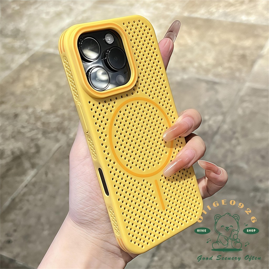 Vỏ tản nhiệt từ tính Dopamine Vỏ điện thoại iphone16 Pro Max 15 14 13 12 vỏ cho vỏ iPhone PC Vỏ cứng chống sốc