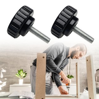 HL 4 Cái Nhựa 6mm Ngón Tay Cái Vít Núm Đầu Tròn Tay Cầm Vít Tay Có Tay Cầm