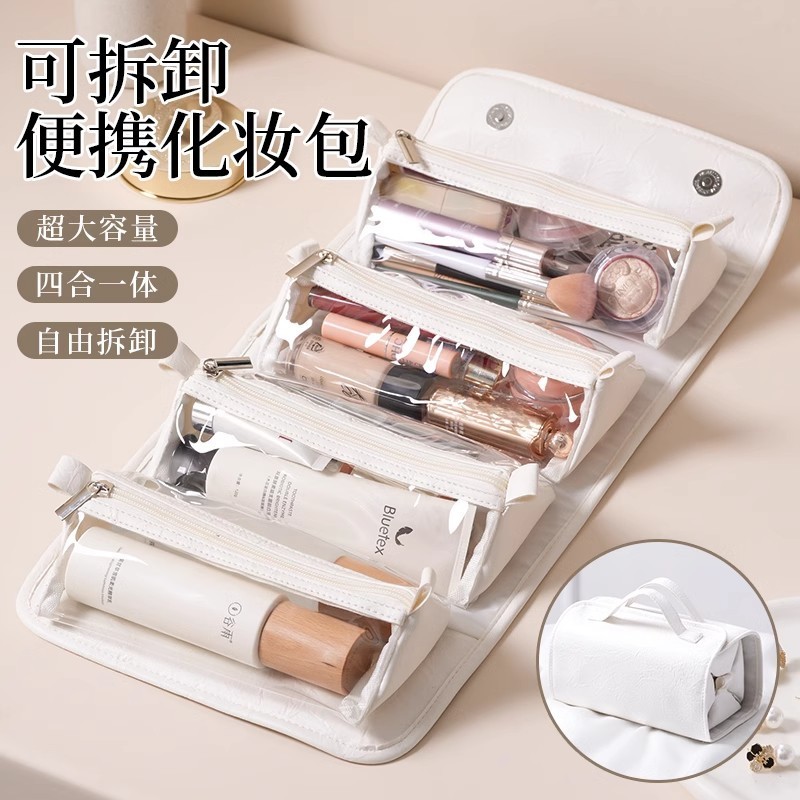 Túi Đựng Mỹ Phẩm Nữ Phong Cách Mới Dung Tích Lớn Di Động Kinh Doanh Du Lịch Chống Thấm Nước ROK