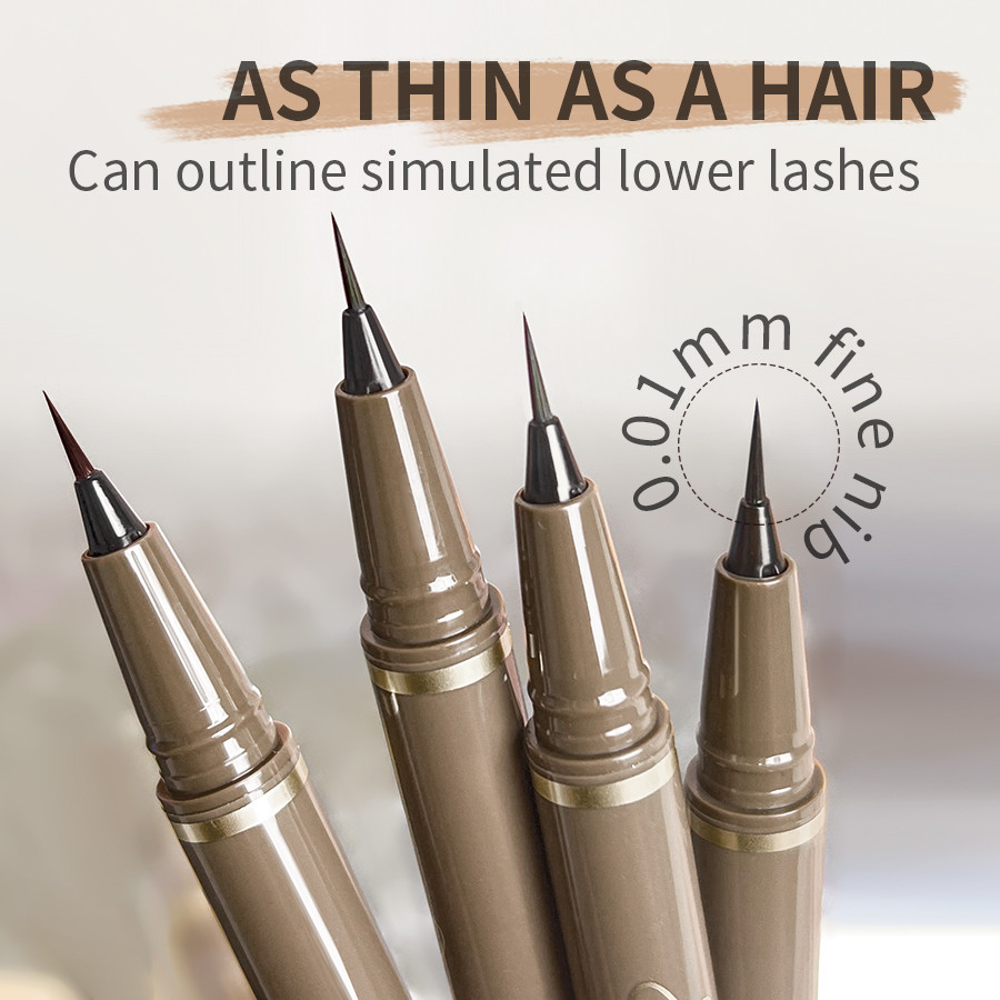 Bút kẻ mắt dạng lỏng mịn Chống thấm nước Không vết bẩn Trang điểm mắt lâu dài