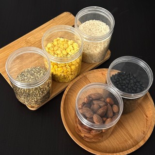 Nhà Bếp Đồ Ăn Nhẹ Gia Vị Lọ Bảo Quản - Chất Liệu PET Trong Suốt Bền Kín Có Thể Bảo Quản