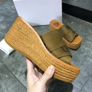 Dép đế dày giải trí giày cao gót nữ