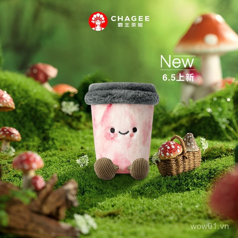 Spike Price [Chính hãng] Overlord Tea Ji Sang Trọng Trà Sữa Cốc Búp Bê Sáng Tạo CHAGEE Búp Bê Móc Khóa Ba Lô Đồ Trang Trí Quà Tặng Cho Bạn Bè Quà Tặng Sinh Nhật Quà Tặng Cho Bạn Bè Quà Tặng