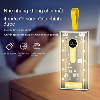 Pin Dự Phòng 30000mAh, Sạc Nhanh 66W, Màn Hình LED, Thiết Kế Công Nghiệp, Dung Lượng Lớn, Sạc Siêu Nhanh