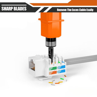 【COD】Dụng Cụ Chèn Cáp Mạng Ethernet, Tool Nhấn Đầu RJ45 Đôi Lưỡi, Chuyên Lắp Cáp Mạng LAN
