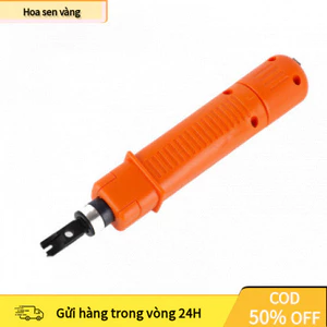 【24H】Tool Nhấn Mạng Ethernet Đôi Lưỡi, Dụng Cụ Chèn Cáp RJ45, Dễ Dùng Cho Kỹ Thuật Mạng
