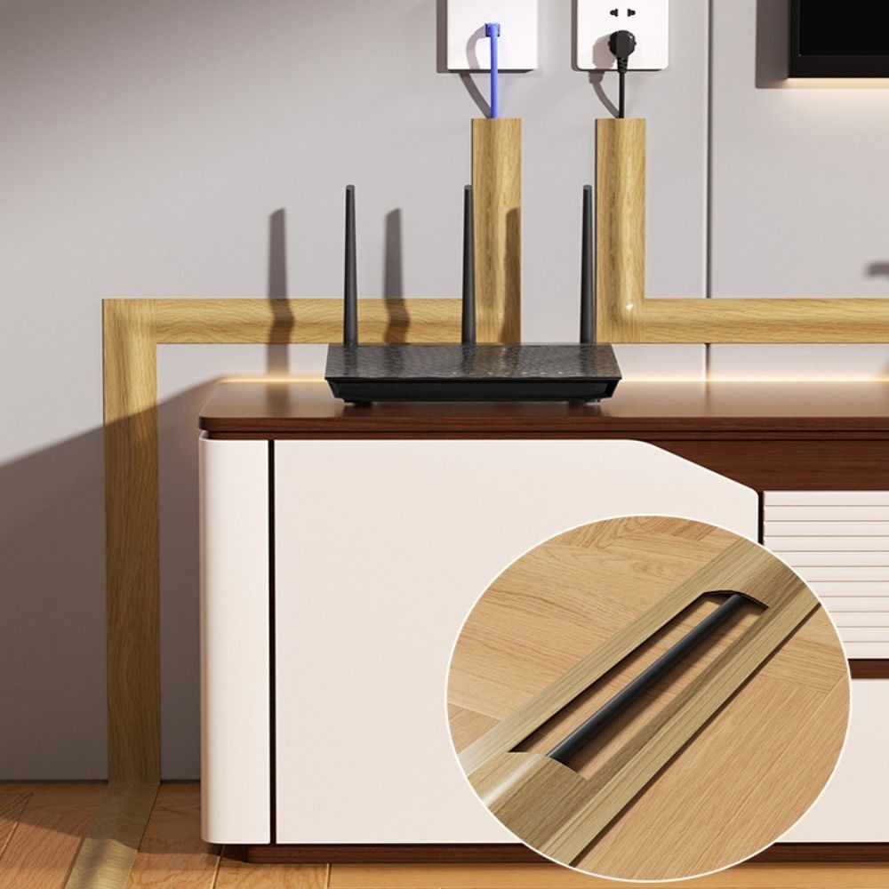 Vỏ dây ODAKA, Vỏ dây PVC mềm, Quản lý cáp tự dính chất lượng cao Vỏ cáp sàn bền tại nhà