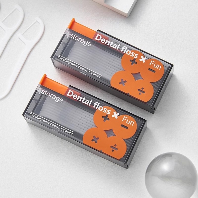 SHI Nhựa Floss Chọn Tổ Chức Tăm Giá Đỡ Dễ Dàng Một Tay Truy Cập Di Động Răng Miệng Chăm Sóc Hộp Đựng Để Sử Dụng Hàng Ngày Trave